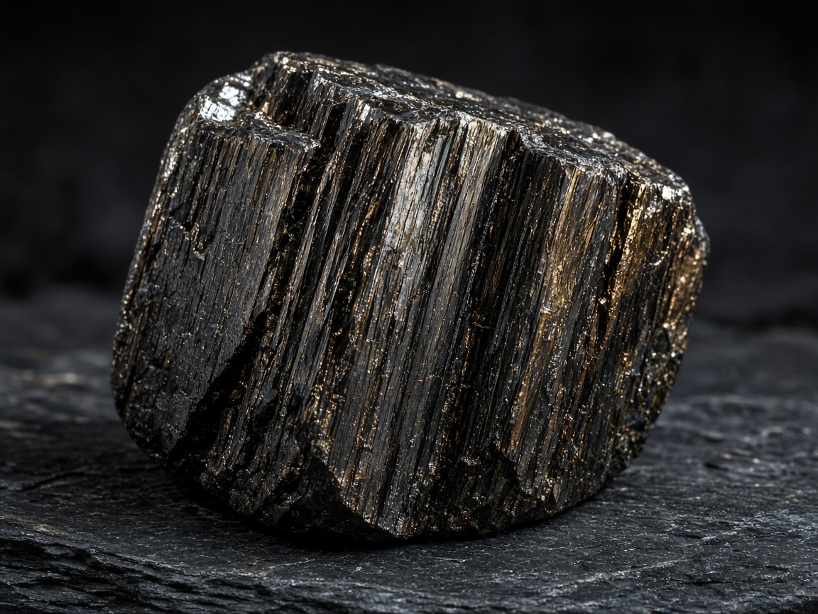 Tantalite crystal specimen